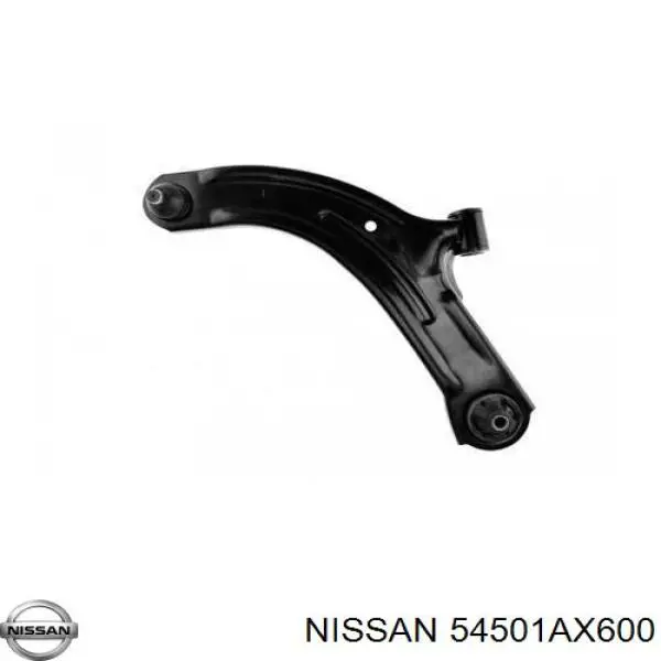 54501AX600 Nissan/Infiniti Wahacz zawieszenia przedniego dolny lewy