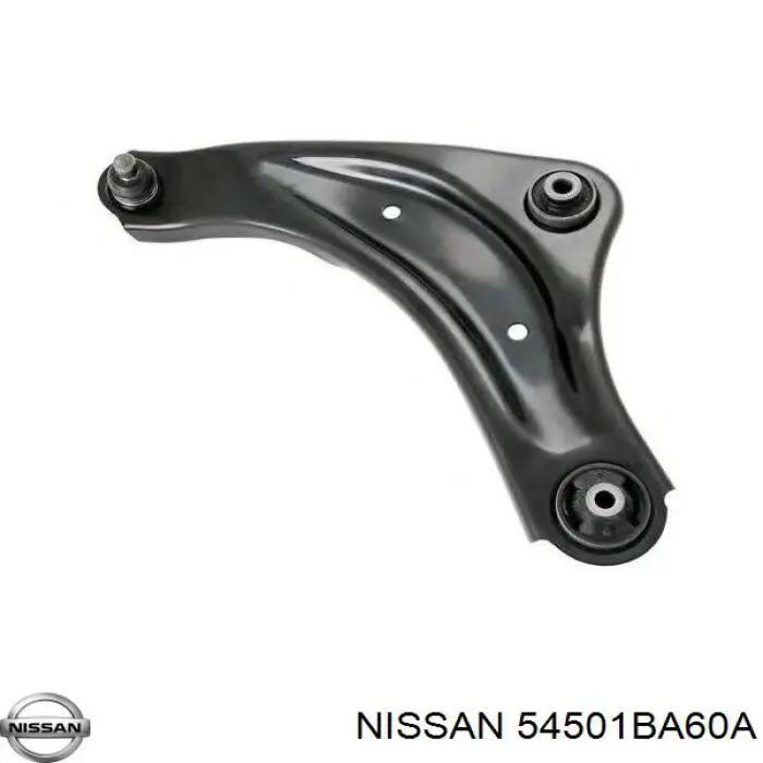 Do koszyka 54501BA60A Nissan/Infiniti Wahacz zawieszenia przedniego dolny lewy