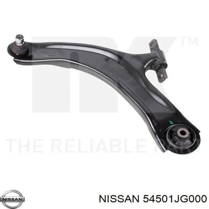 Wahacz zawieszenia przedniego dolny lewy Nissan/Infiniti 54501JG000 cena, od 49,89 USD
