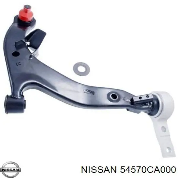 Do koszyka 54570CA000 Nissan/Infiniti Silentblock przedniego wahacza dolnego