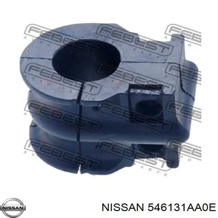 Do koszyka 546131AA0E Nissan/Infiniti Tuleja stabilizatora przedniego