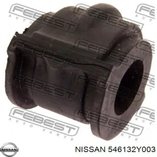Do koszyka 546132Y003 Nissan/Infiniti Tuleja stabilizatora przedniego