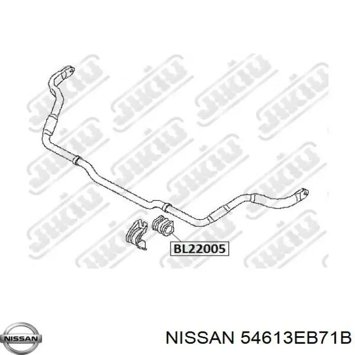 54613EB71B Nissan/Infiniti Tuleja stabilizatora przedniego