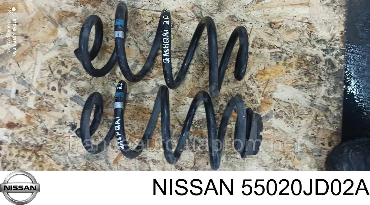 Sprężyna tylna Nissan/Infiniti 55020JD02A cena, od 44,56 USD