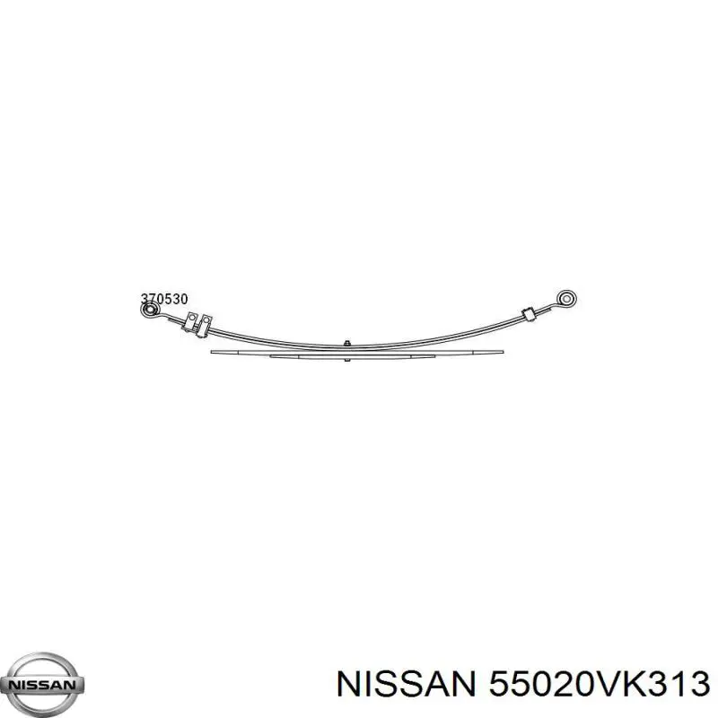 Do koszyka 55020VK313 Nissan/Infiniti Resor tylny
