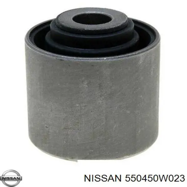 Do koszyka 550450W023 Nissan/Infiniti Silentblock tylnego wahacza podłużnego przedni