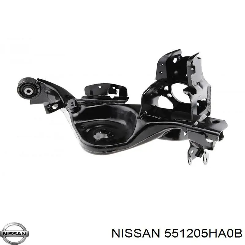 Do koszyka 551205HA0B Nissan/Infiniti Wahacz  zawieszenia tylnego górny prawy