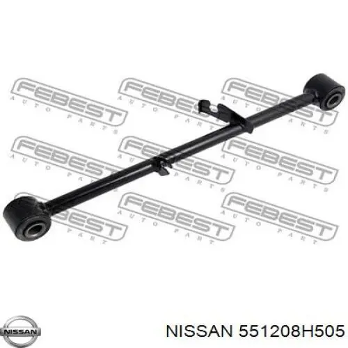 Do koszyka 551208H505 Nissan/Infiniti Wahacz zawieszenia tylnego dolny lewy