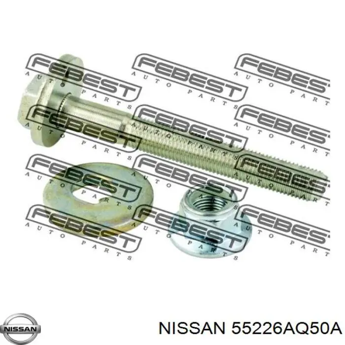 Śruba mocowania wahacza tylnego dolnego wewnętrzna Nissan/Infiniti 55226AQ50A cena, od 9,72 USD