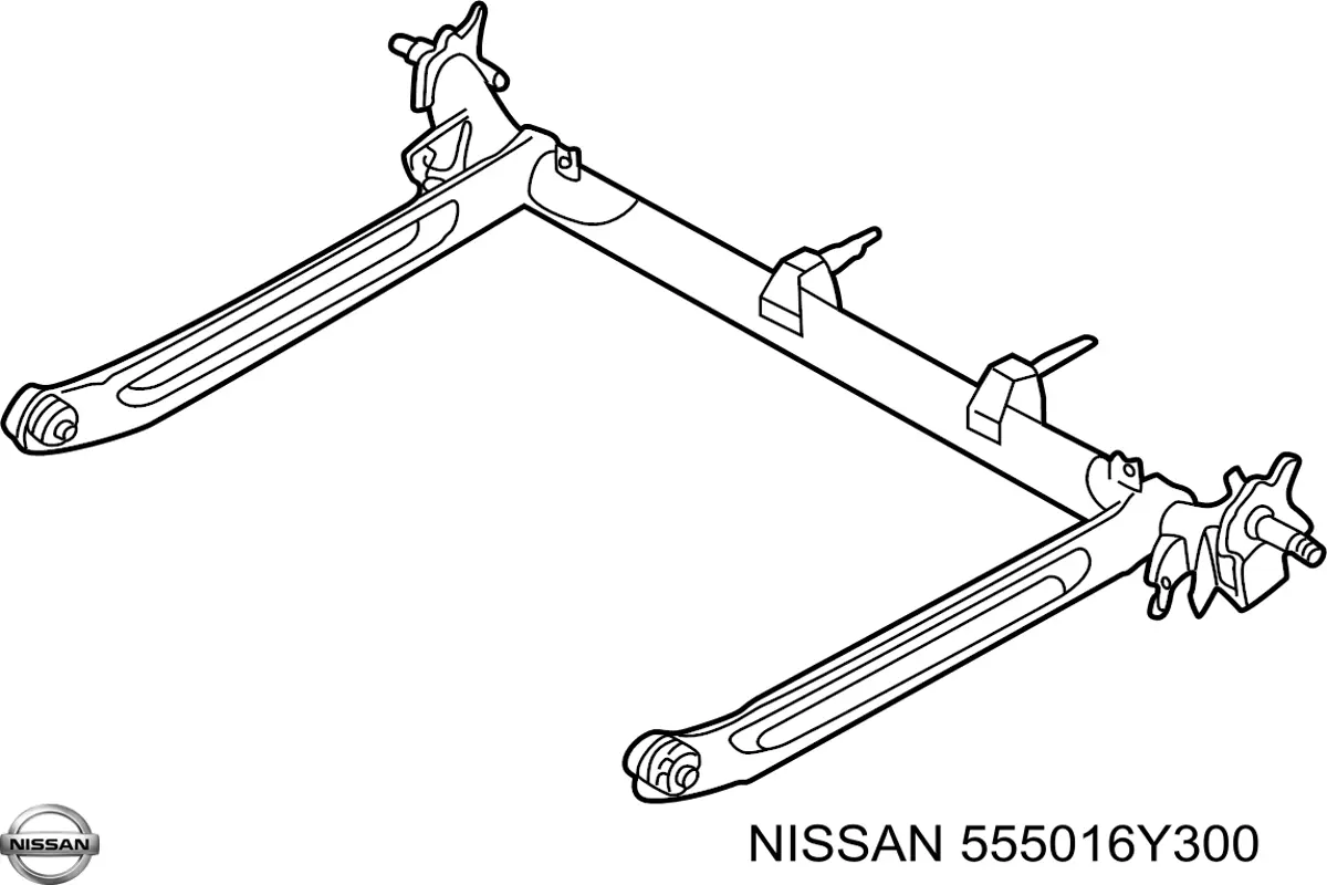 Do koszyka 555016Y300 Nissan/Infiniti Korpus osi tylnej