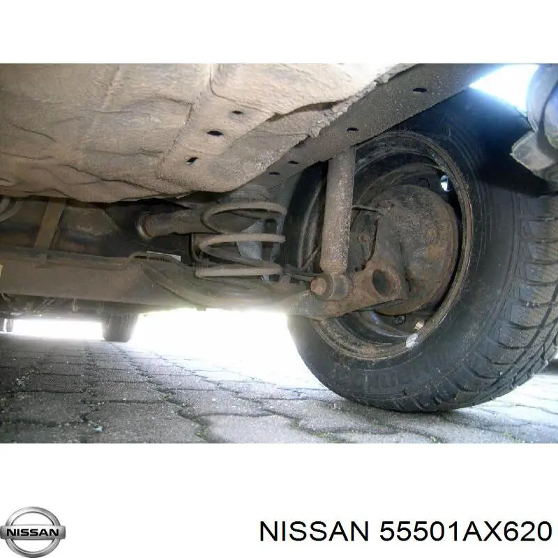 Do koszyka 55501AX620 Nissan/Infiniti Korpus osi tylnej