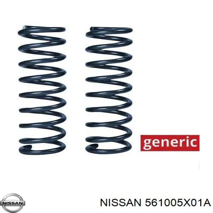 Sprężyna przednia Nissan/Infiniti 561005X01A cena, od 93,64 USD