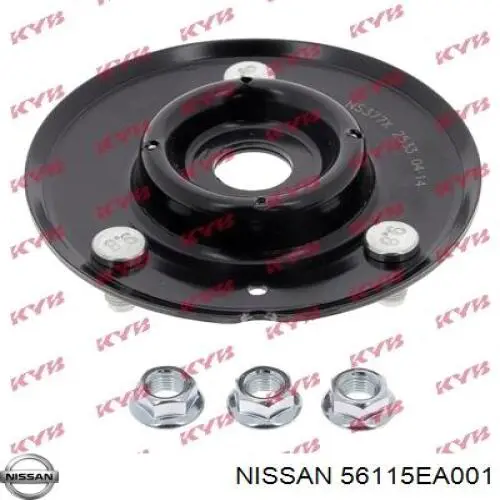 Do koszyka 56115EA001 Nissan/Infiniti Poduszka amortyzatora przedniego