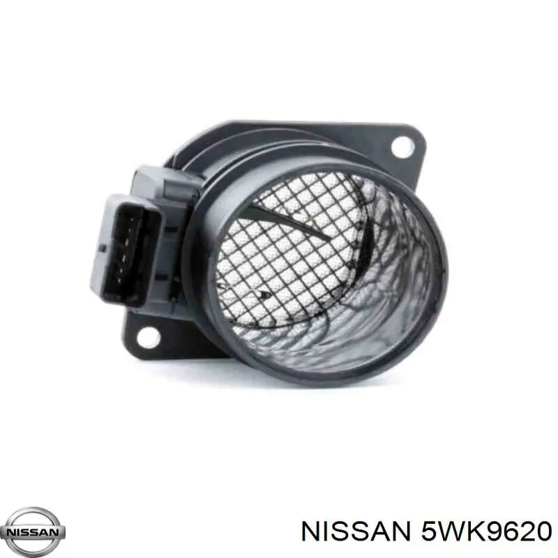 Do koszyka 5WK9620 Nissan/Infiniti Czujnik przepływu powietrza, przepływomierz powietrza M.A.F.