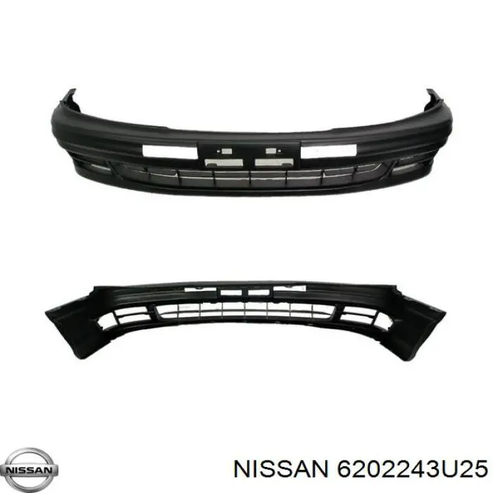 Zderzak przedni Nissan Maxima sedana (A32) (1994 - 2000) cena, od 54,06 USD