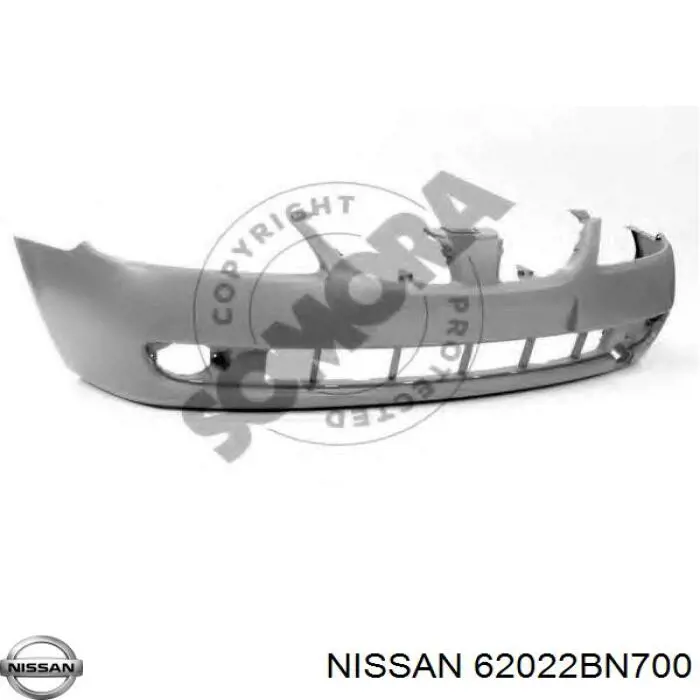 Zderzak przedni Nissan/Infiniti 62022BN700 cena, od 76,96 USD