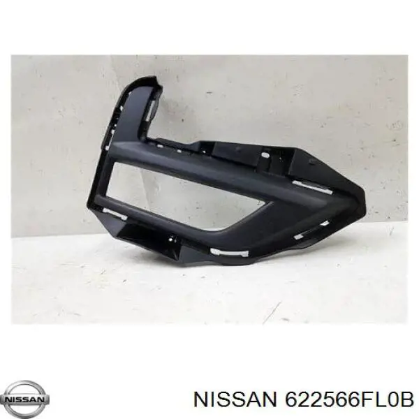 Do koszyka 622566FL0B Nissan/Infiniti Kratka zderzaka przedniego prawa
