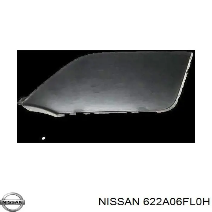 622A06FL0H Nissan/Infiniti Zaślepka haku holowniczego zderzaka przednia