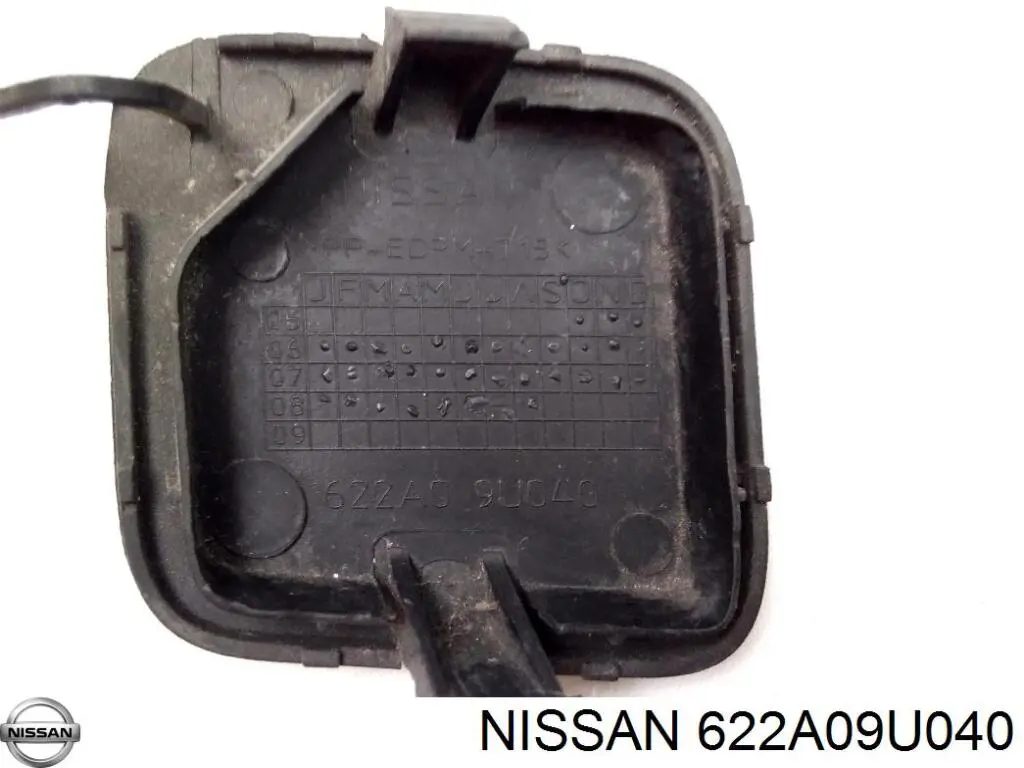 Zaślepka haku holowniczego zderzaka przednia do Nissan Note  E11