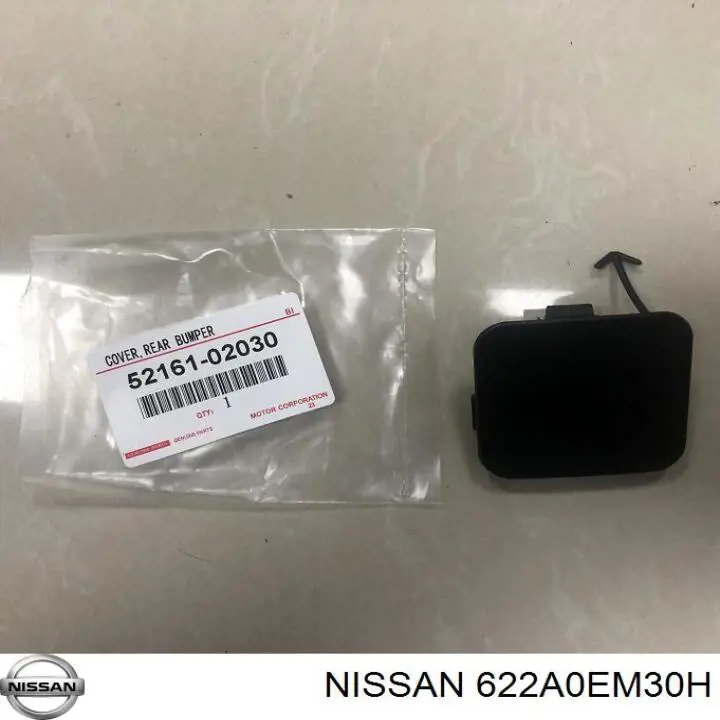 Zaślepka haku holowniczego zderzaka przednia Nissan Tiida hatchback (C11X) (2004 - 2014) cena, od 6,21 USD