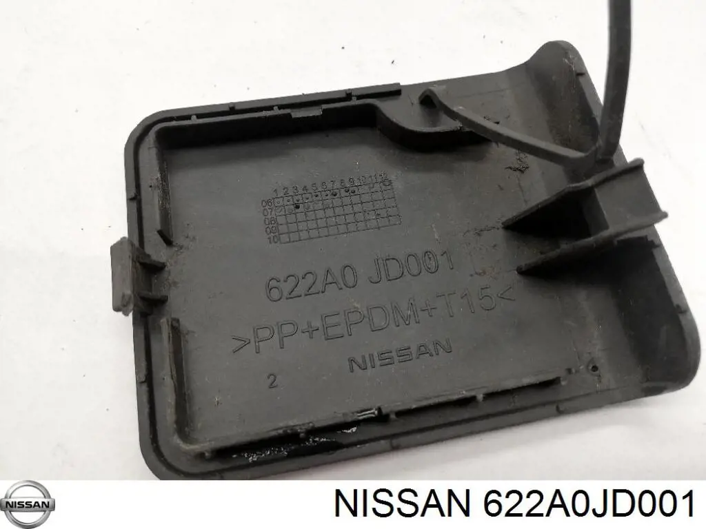622A0JD001 Nissan/Infiniti Zaślepka haku holowniczego zderzaka przednia