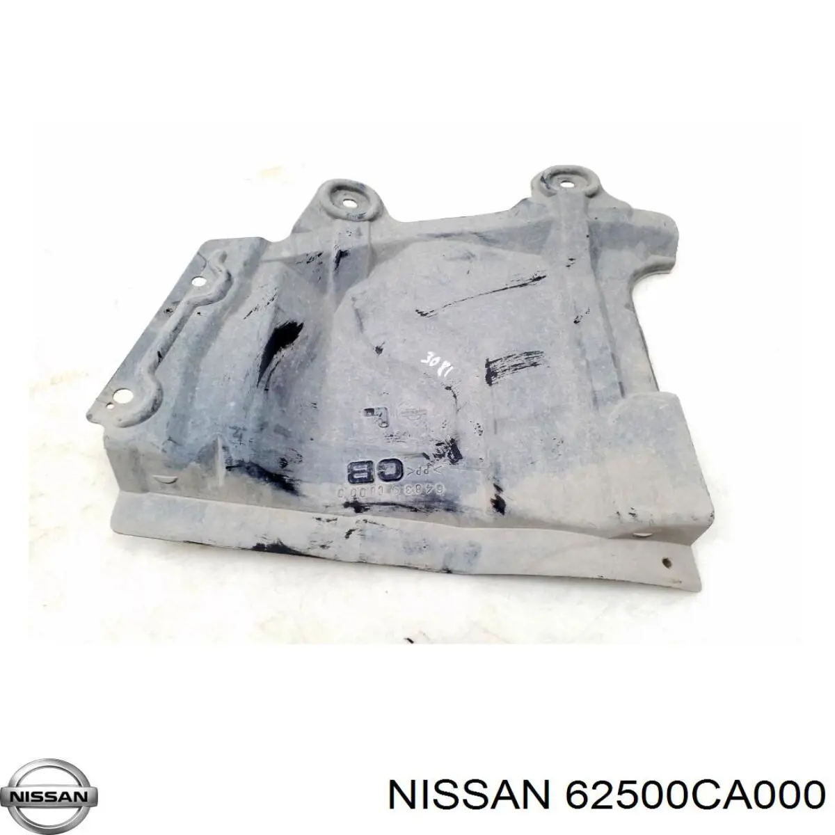 Do koszyka 62500CC40A Nissan/Infiniti Osłona chłodnicy kompletna (panel mocowania reflektorów)