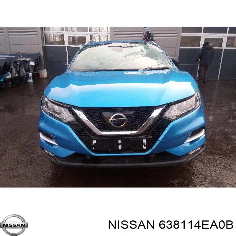 Do koszyka 638114EA0B Nissan/Infiniti Poszerzenie (nakładka) reperaturki błotnika przedniego lewy