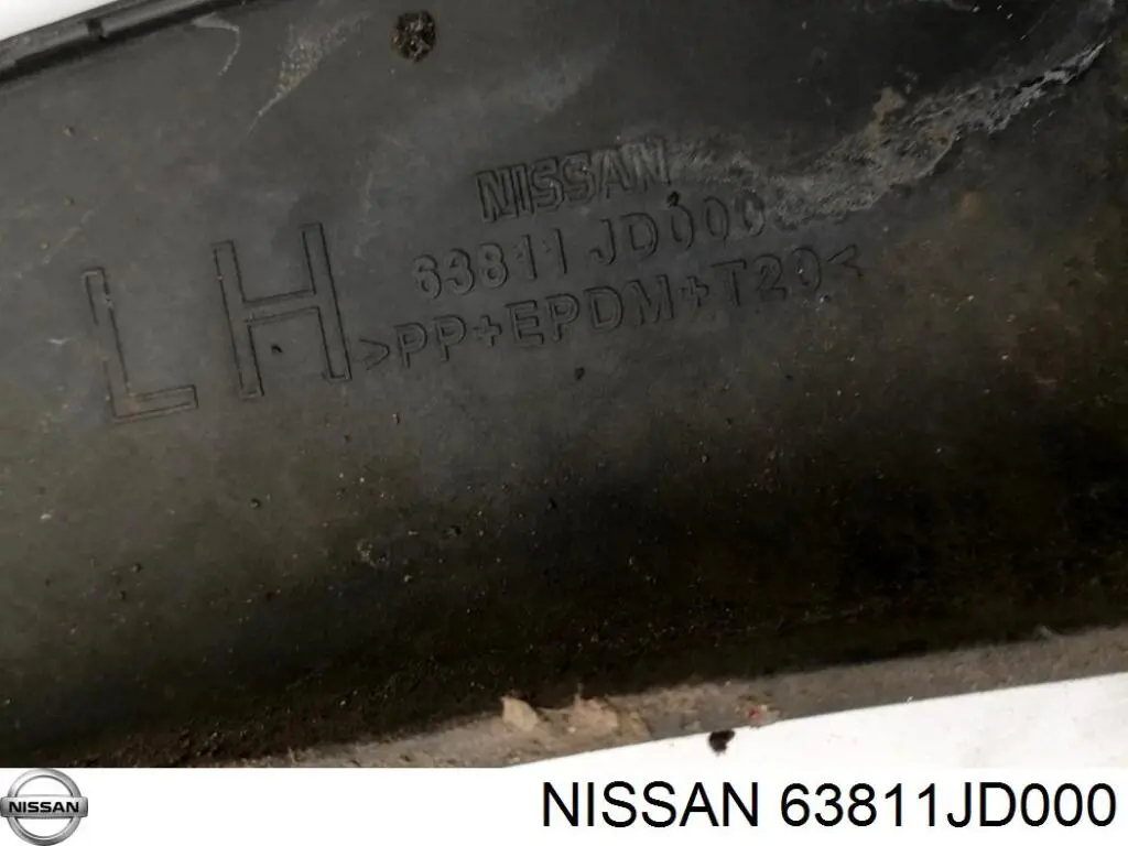 Poszerzenie (nakładka) reperaturki błotnika przedniego lewy Nissan/Infiniti 63811JD000 cena, od 73,53 USD