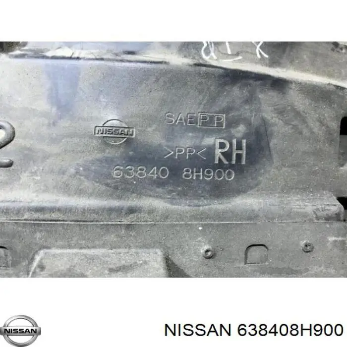 638408H900 Nissan/Infiniti Nadkole błotnika przedniego prawe