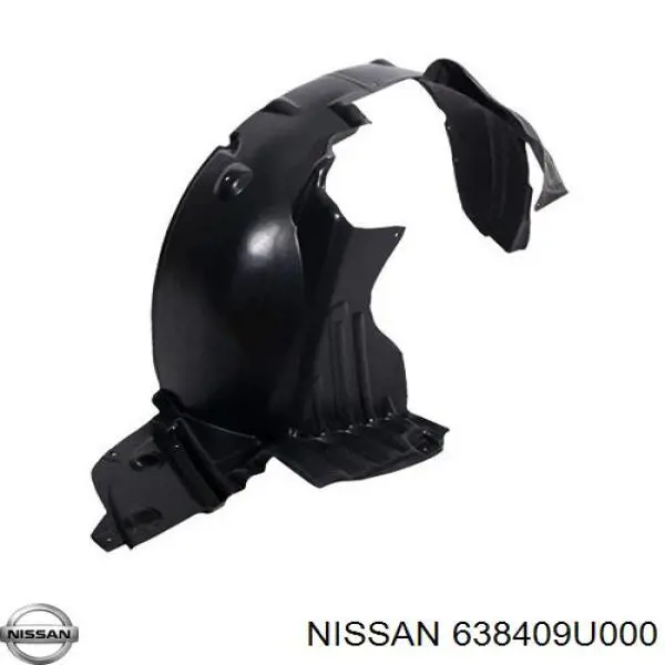 Nadkole błotnika przedniego prawe Nissan/Infiniti 638409U000 cena, od 24,95 USD
