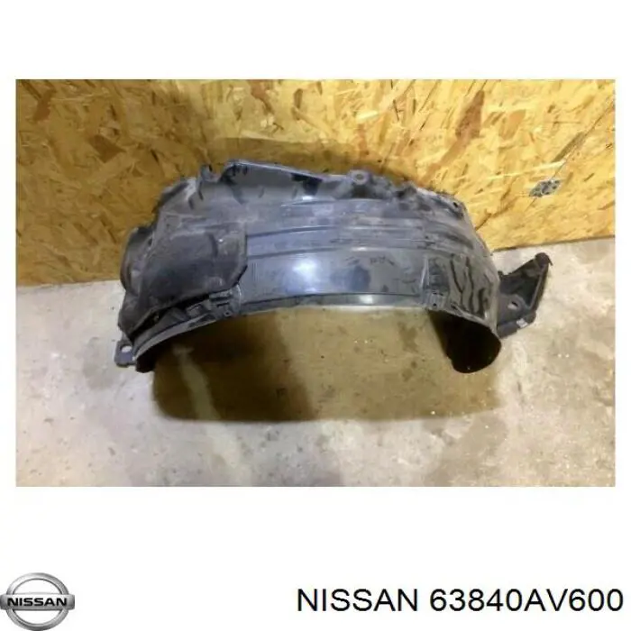Nadkole błotnika przedniego prawe Nissan/Infiniti 63840AV600 cena, od 26,18 USD