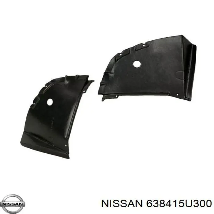 Do koszyka Nadkole błotnika przedniego lewe Nissan Almera TINO V10