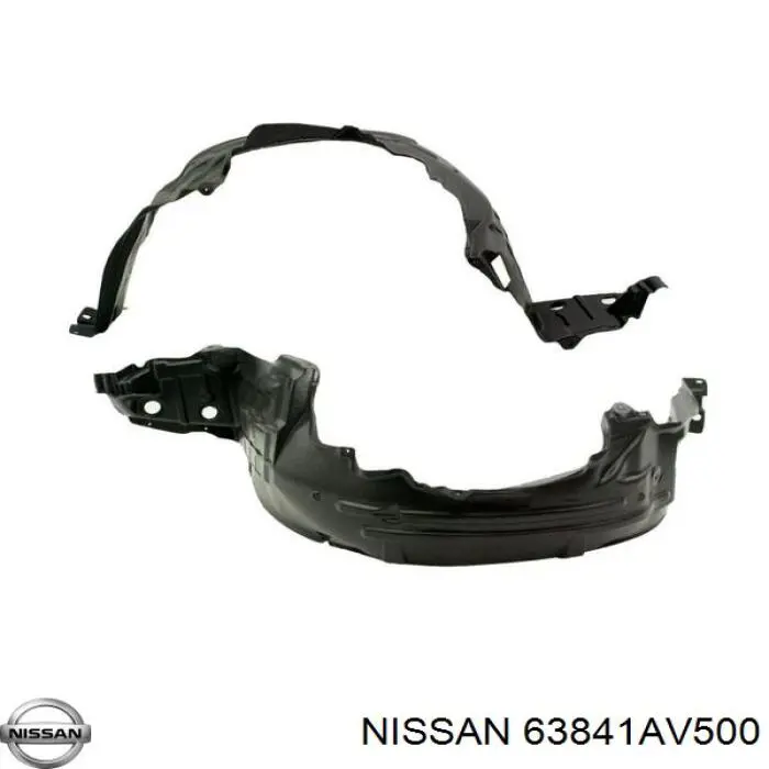 Nadkole błotnika przedniego lewe Nissan Primera sedana (P12) (2002 - 2008) cena, od 25,35 USD