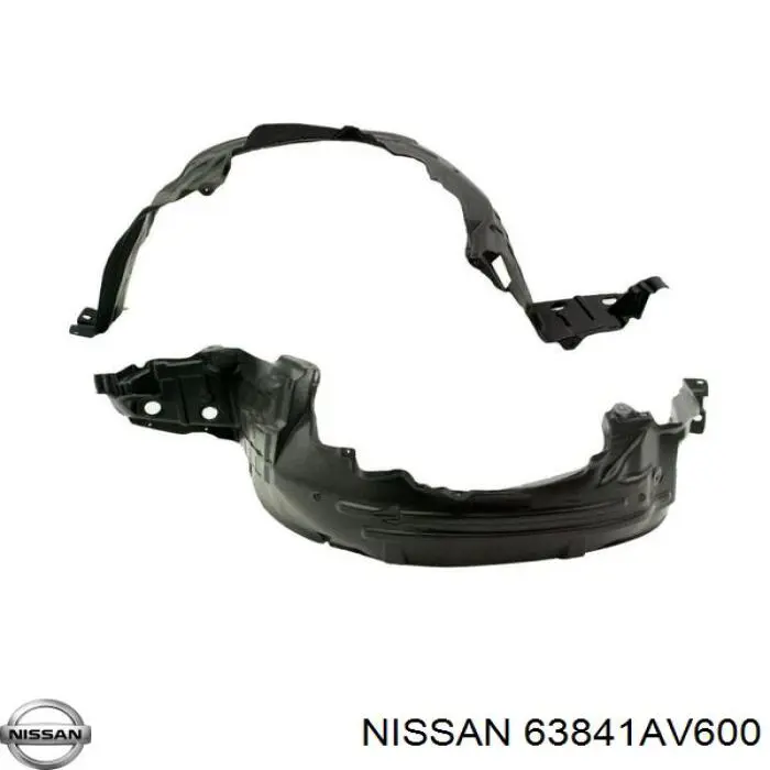 63841AV600 Nissan/Infiniti Nadkole błotnika przedniego lewe