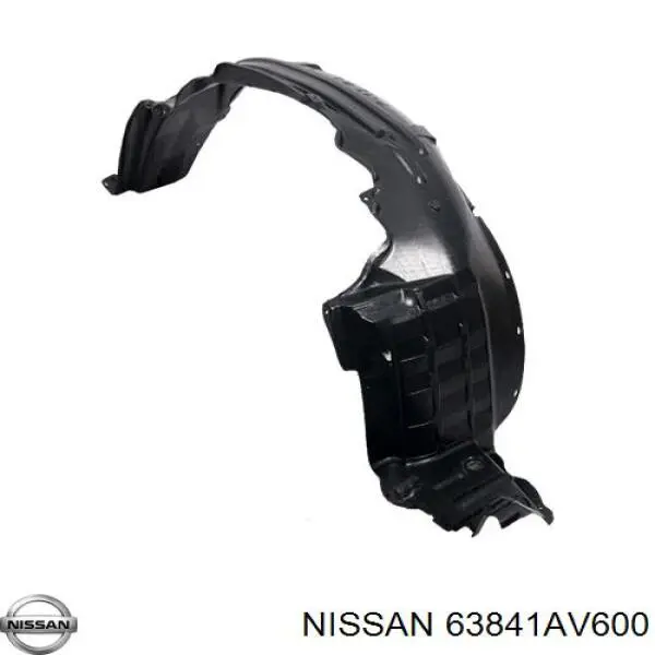 Nadkole błotnika przedniego lewe Nissan/Infiniti 63841AV600 cena, od 26,98 USD