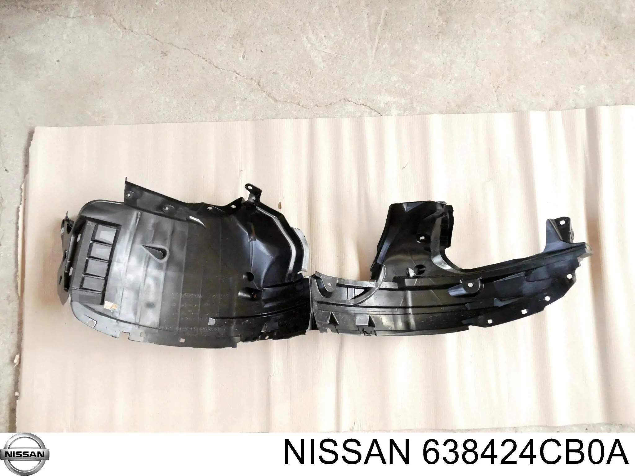 Nadkole błotnika przedniego prawe Nissan/Infiniti 638424CB0A cena, od 47,06 USD