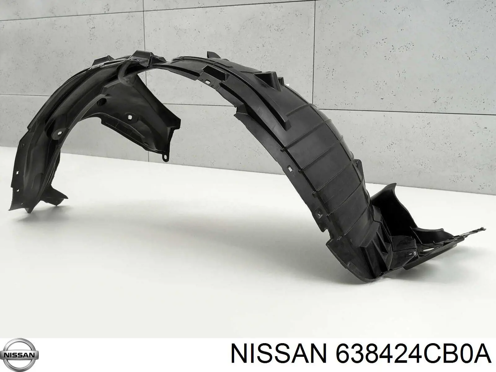 Do koszyka 638424CB0A Nissan/Infiniti Nadkole błotnika przedniego prawe