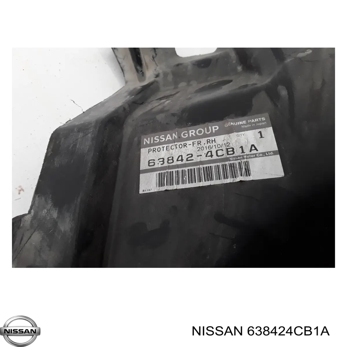 Nadkole błotnika przedniego prawe Nissan/Infiniti 638424CB1A cena, od 47,06 USD