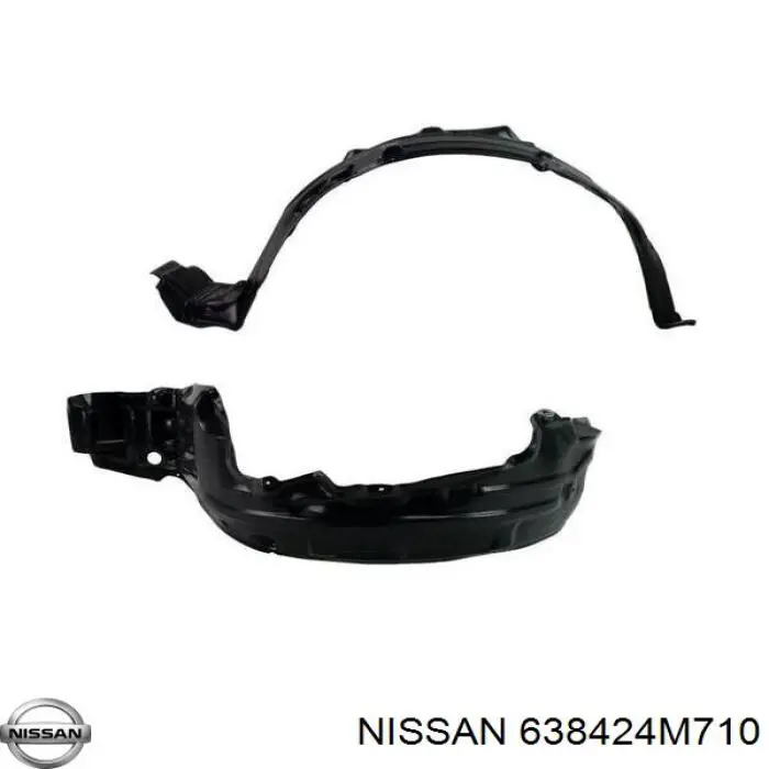 Nadkole błotnika przedniego prawe Nissan/Infiniti 638424M710 cena, od 13,57 USD