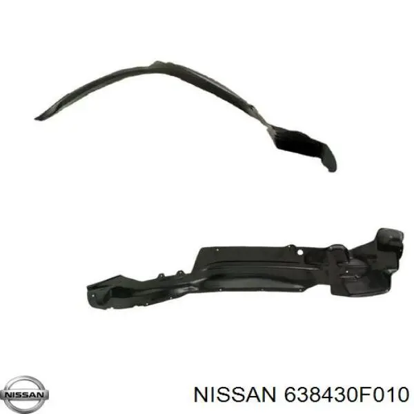 638430F010 Nissan/Infiniti Nadkole błotnika przedniego lewe