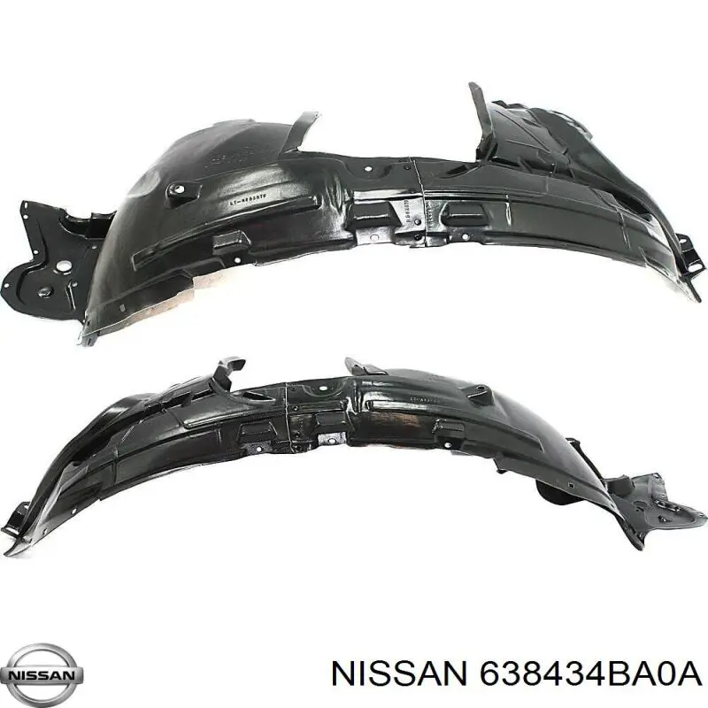 638434BA0A Nissan nadkole błotnika przedniego lewe