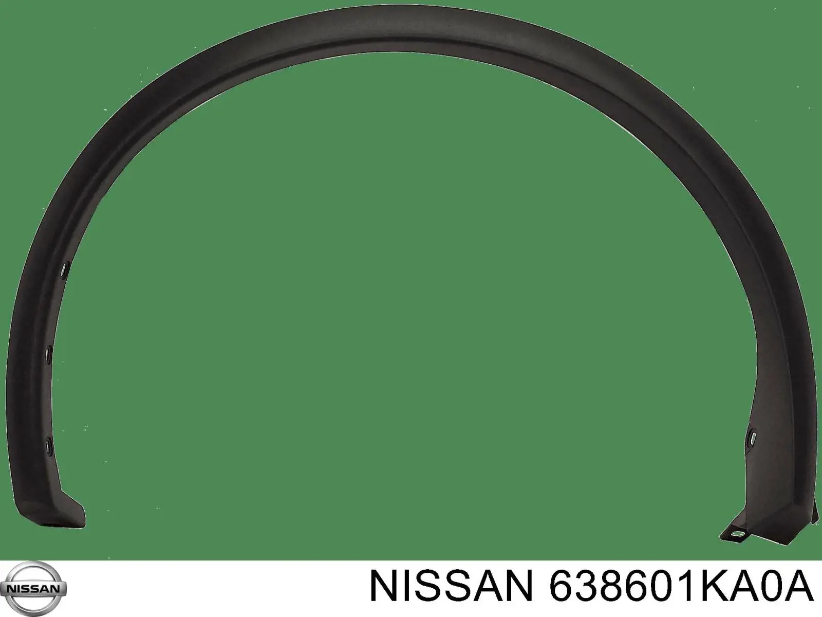 638601KA0A Nissan/Infiniti Nakładka błotnika przedniego prawego