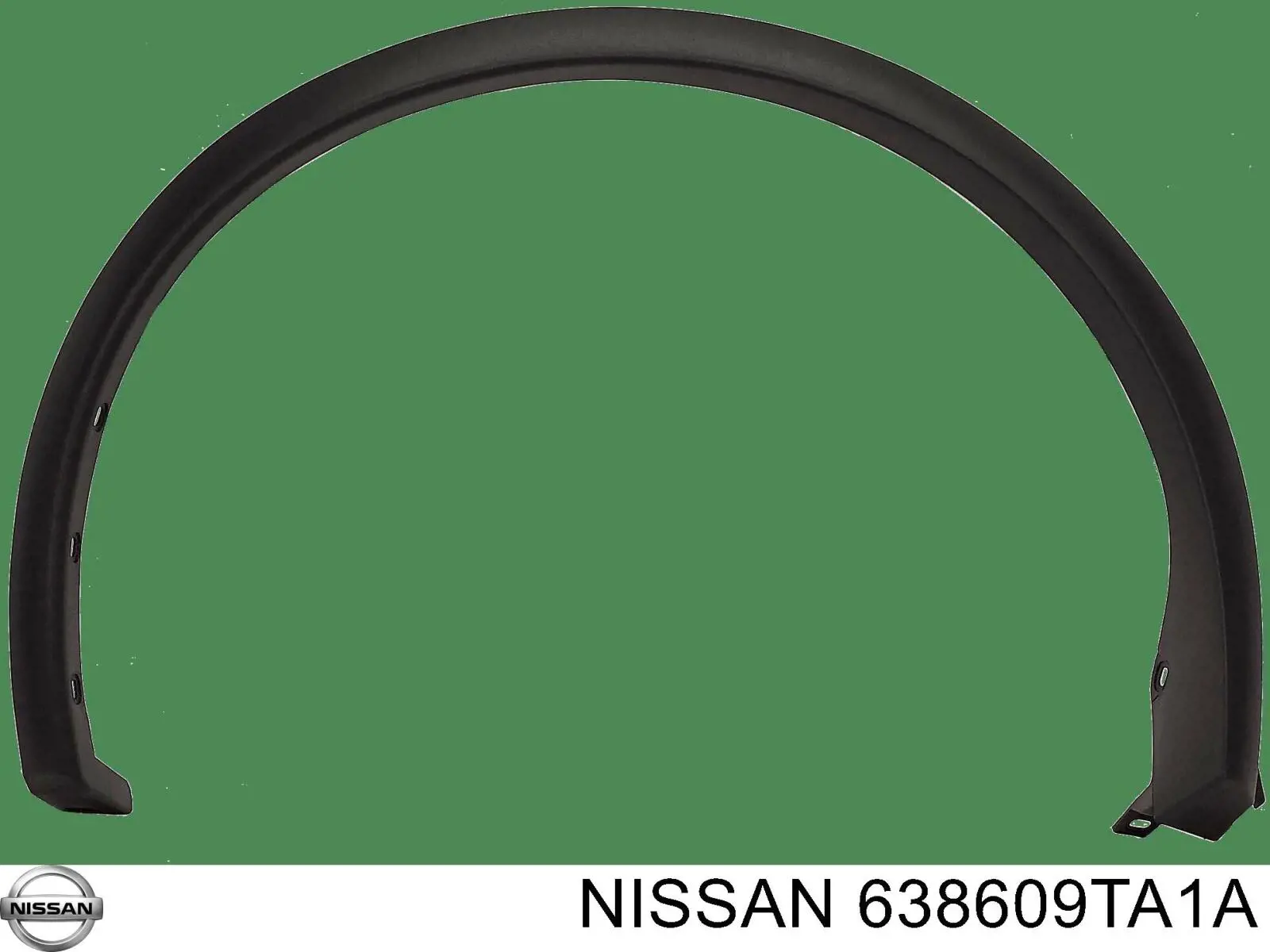 Poszerzenie (nakładka) reperaturki błotnika przedniego prawy Nissan/Infiniti 638609TA0A cena, od 28,62 USD
