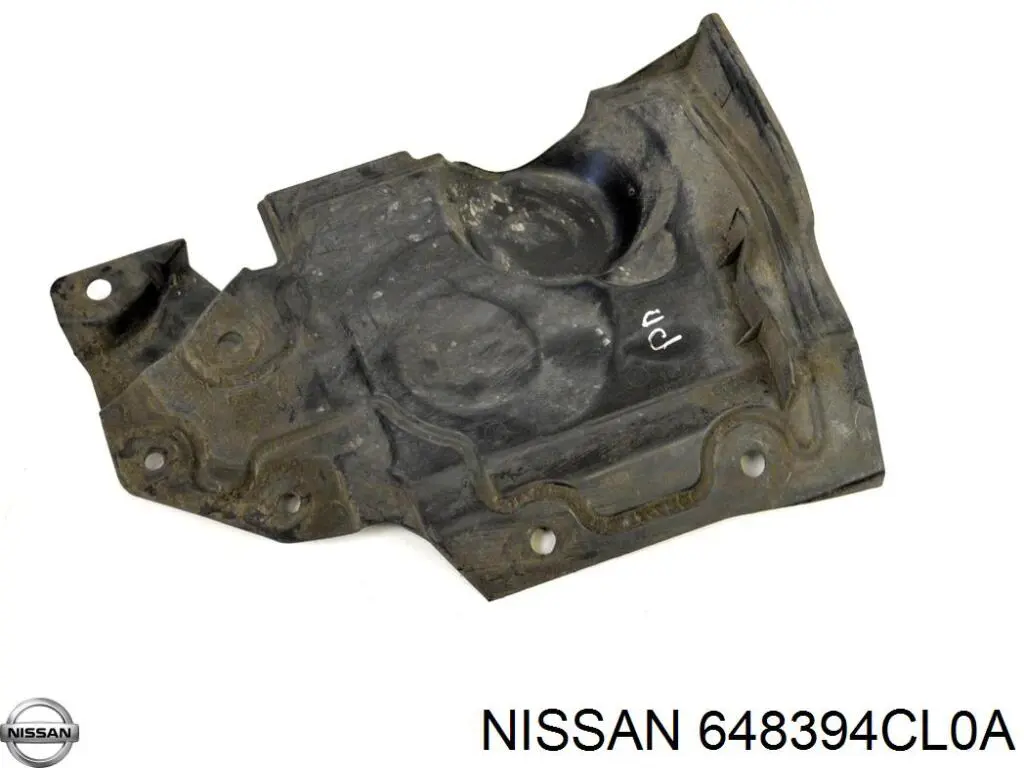 Osłona silnika lewa 648394CL0A Nissan/Infiniti