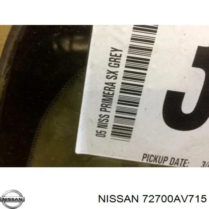 Szyba przednia Nissan/Infiniti 72700AV715 cena, od 137,08 USD
