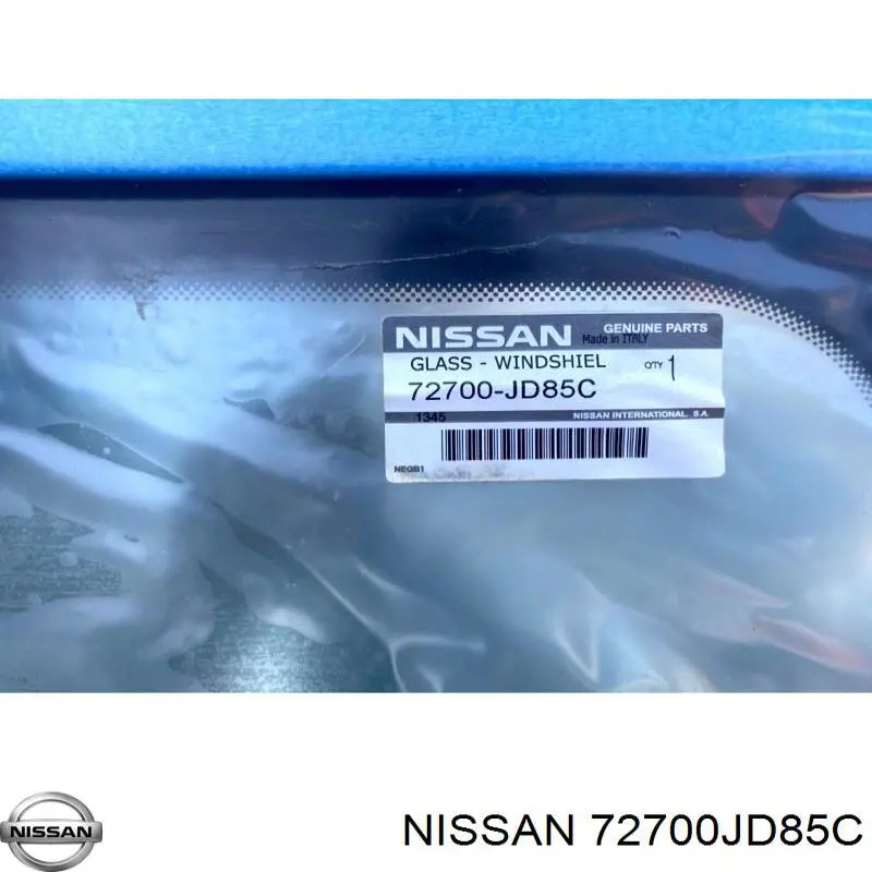Do koszyka 72700JD85C Nissan/Infiniti Szyba przednia