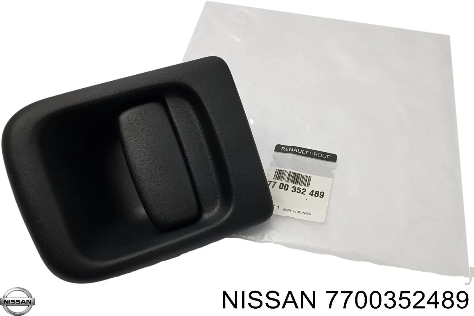 Do koszyka 7700352489 Nissan/Infiniti Klamka drzwi prawych przednia/tylna zewnętrzna