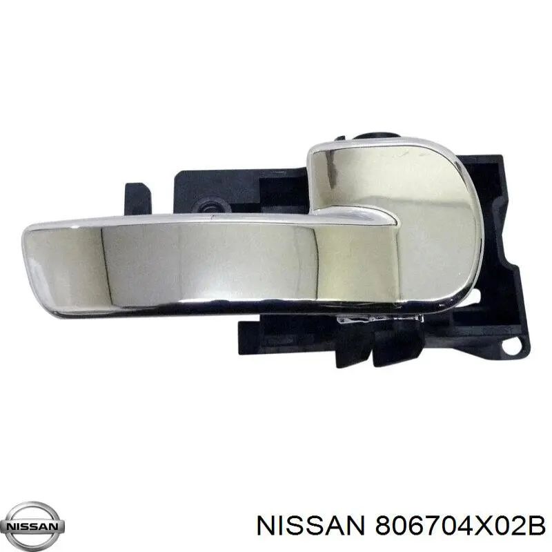 806704X02B Nissan/Infiniti Klamka drzwi prawych przednia/tylna wewnętrzna