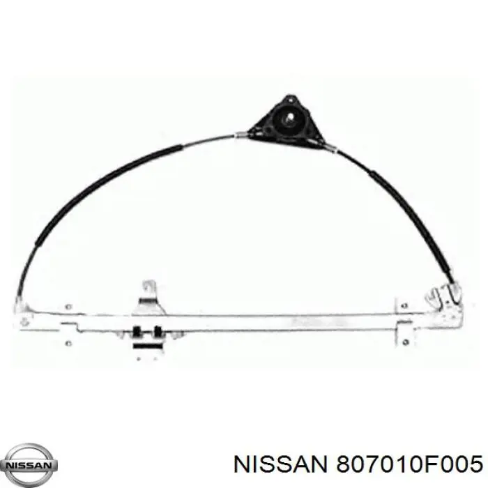 807010F005 Nissan/Infiniti Mechanizm podnoszenia szyby drzwi przednich lewych