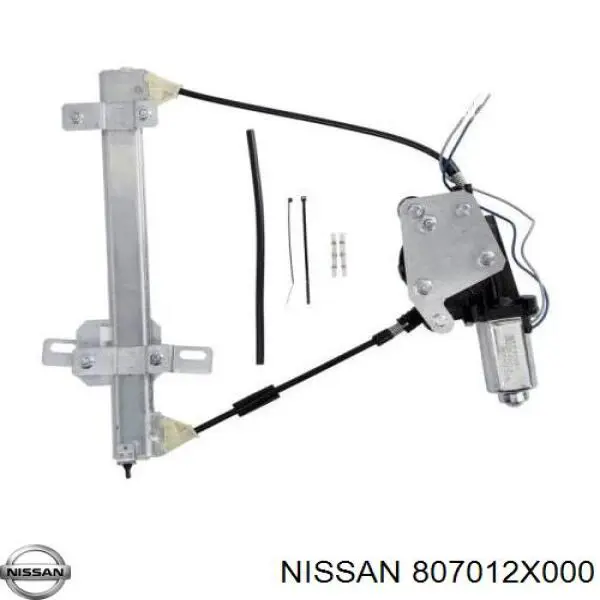 Do koszyka 807002X005 Nissan/Infiniti Mechanizm podnoszenia szyby drzwi przednich prawych